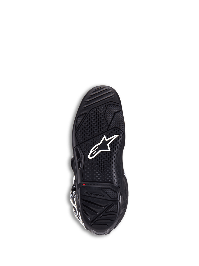 Alpinestar tech 7 sole on a white back ground.