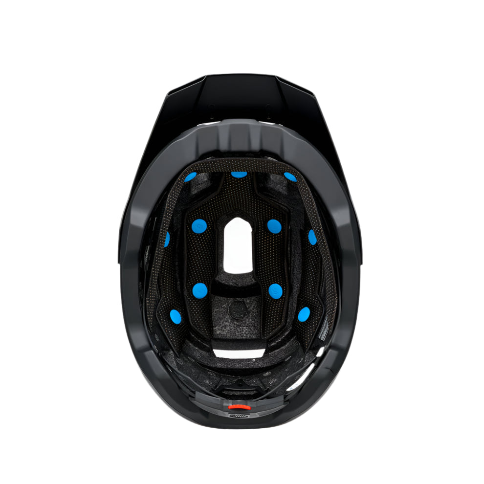 Black 100% MTB Helmet on white background.