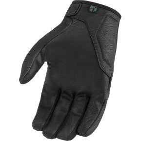 Black Hooligan CE Gloves on a white background.