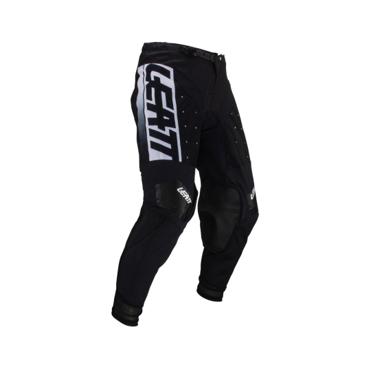 Black Leatt Moto 4.5 Pants on a white background.