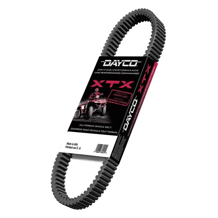 Dayco X-TX belt packaging on a white background