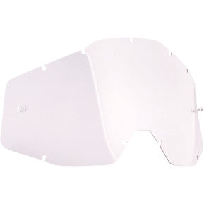 FMF Youth PowerBomb / PowerCore Goggle Clear Lens on a white background.