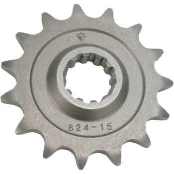 Metal sprocket with the number 824-15 on a white background
