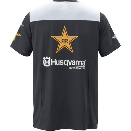 Rockstar Husqvarna Replica Team Shirt on a white background.