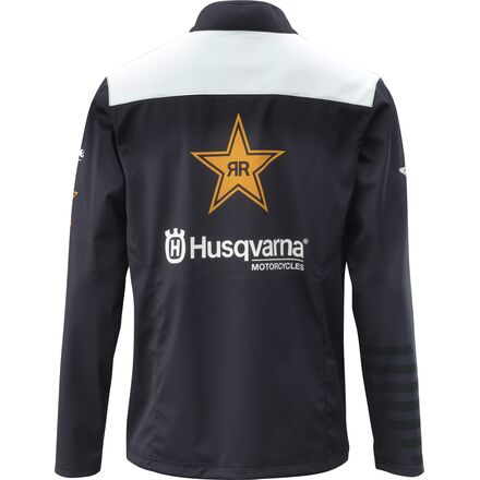 Rockstar Husqvarna Replica Team Softshell Jacket on a white background.