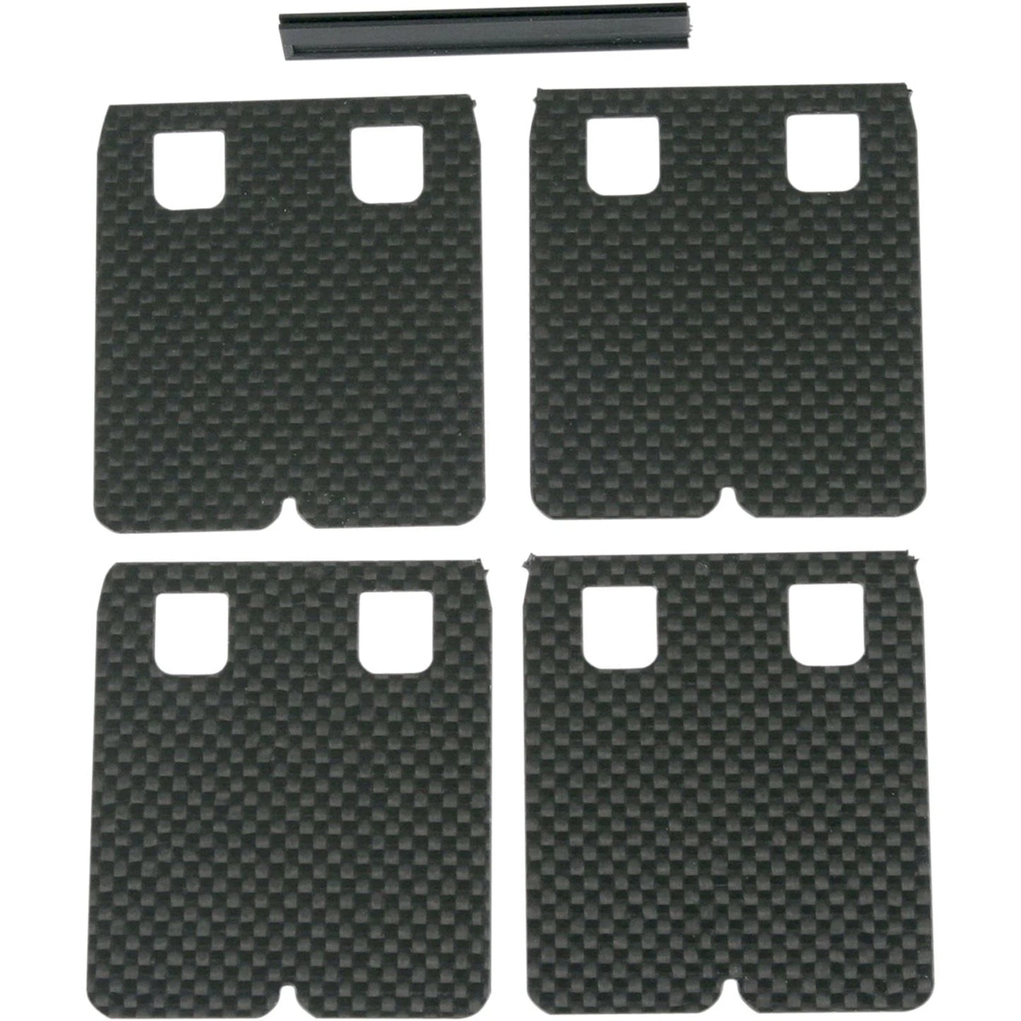 Black Replacement Reeds on a white background