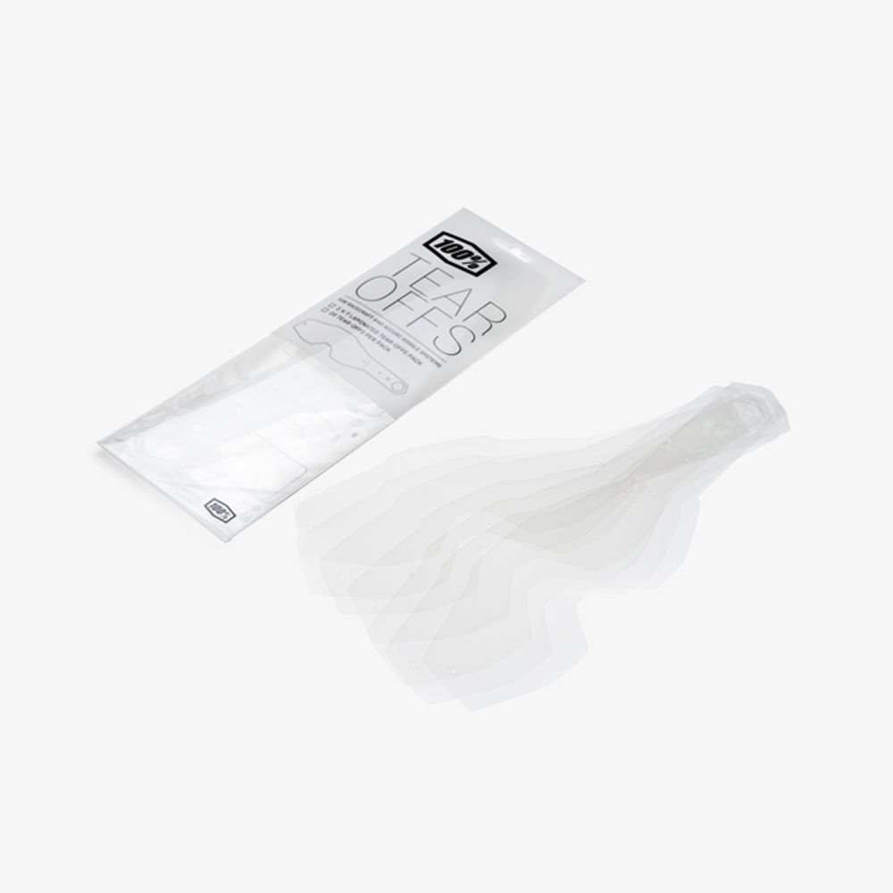 00% Accuri / Strata Junior Goggle Tear-Offs (20-Pack) on a white background.
