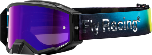 FLY RACING ZONE ELITE LEGACY GOGGLE FUSCHIA/ELEC BLU/HI-VIS W LENS