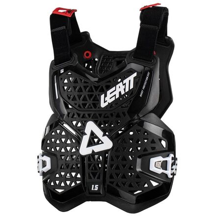 Black Leatt Chest Protector 1.5 on a white background.