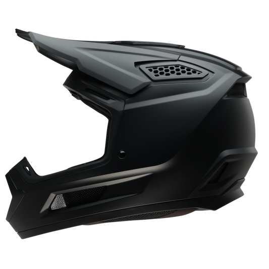 Dirtmaxx z1r helmet black with a transparent background