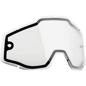 FMF PowerBomb / PowerCore Dual Pane Clear Lens on a white background.