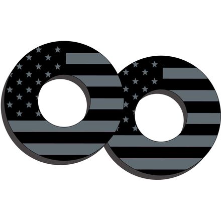 Factory Effects Donut Grips Black Flags