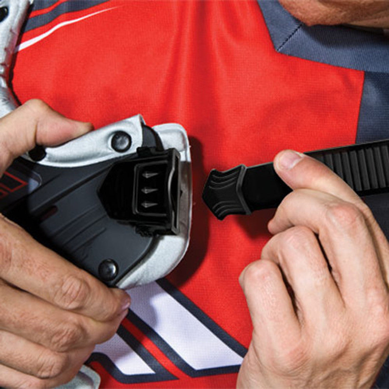 Fly Racing Convertible II Roost Guard Replacement Strap on a white background.