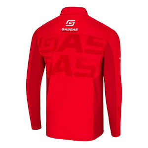 Red jacket with 'GasGas' branding on a white background