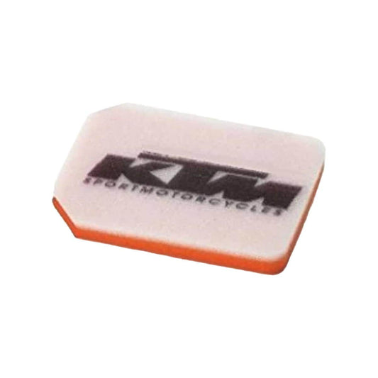 KTM air filter on a white background