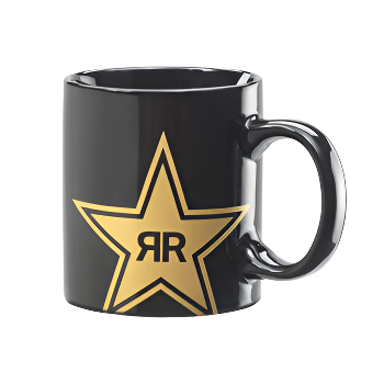 Husqvarna Rockstar Team Mug on a white background.