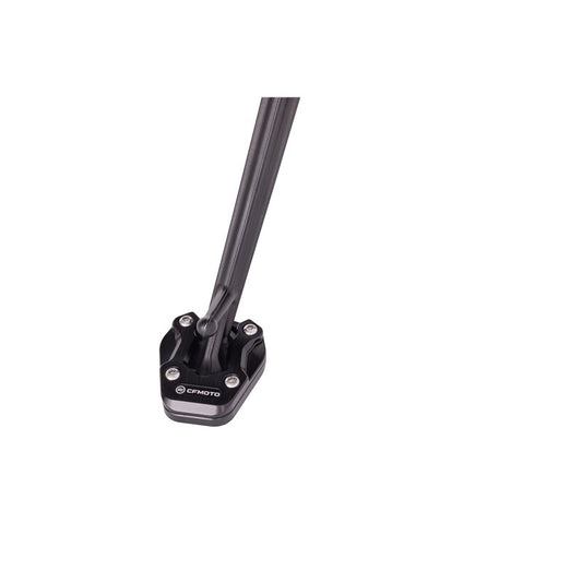 Black metal foot peg on a white background