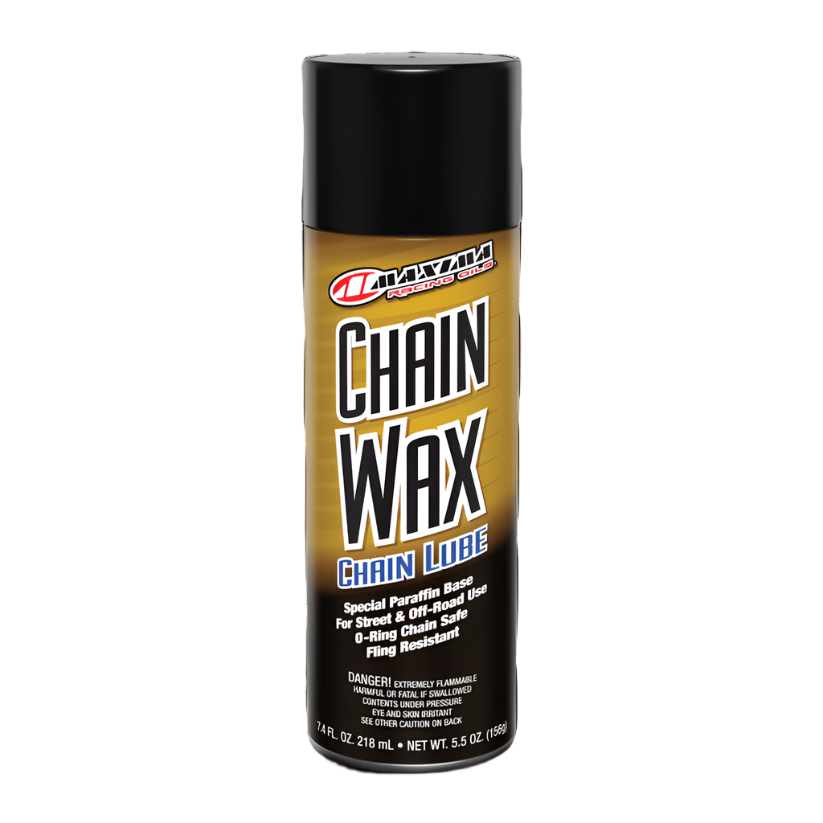 Maxima Chain Wax Chain Lube can on a white background