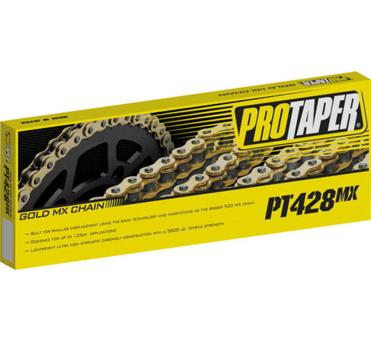 ProTaper 428MX Gold Series Chain on white background.