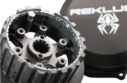 Rekluse clutch hub with a clutch cover and white background