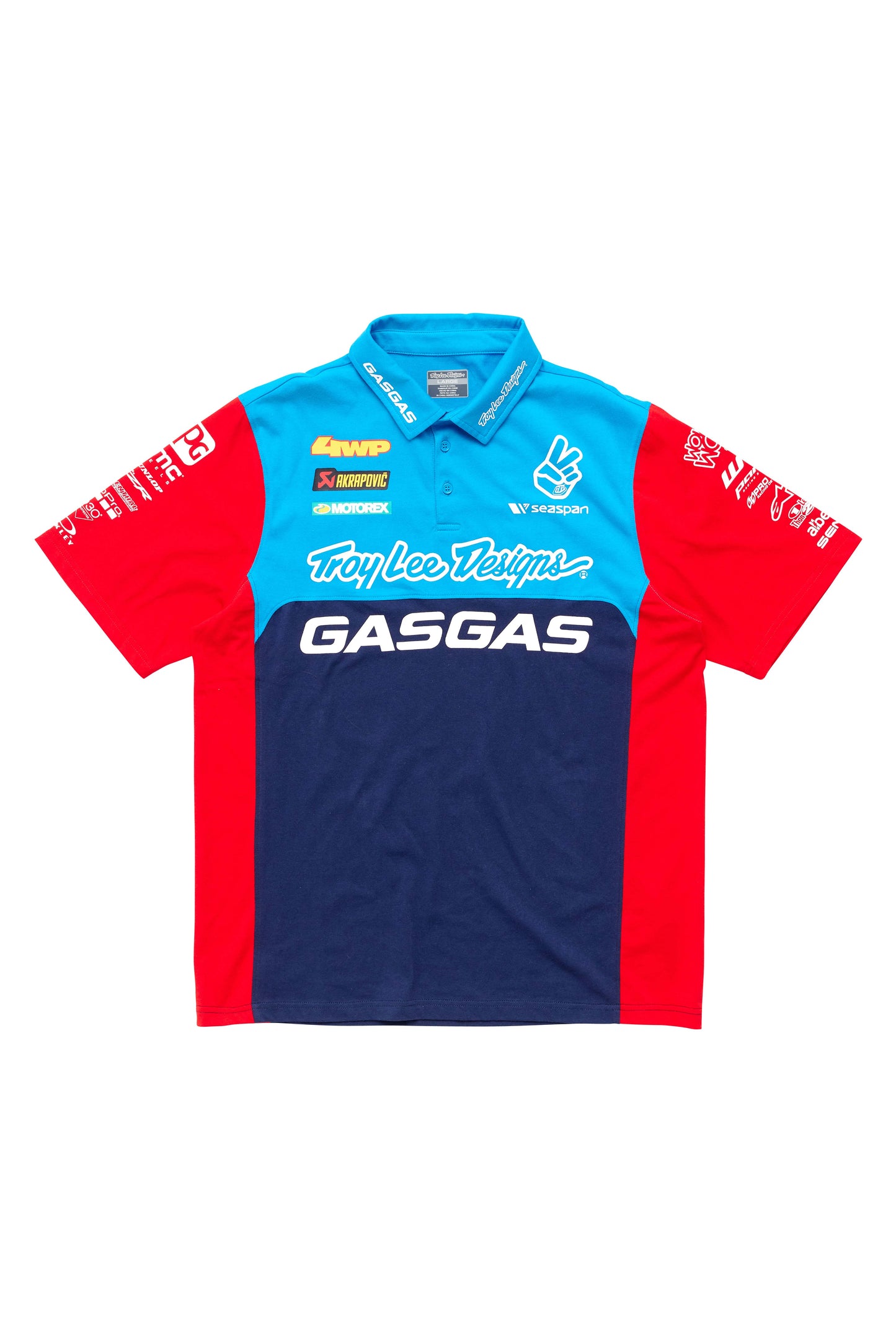 TLD GasGas Team Pit Shirt on a white background.