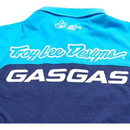TLD GasGas Team Pit Shirt on a white background.