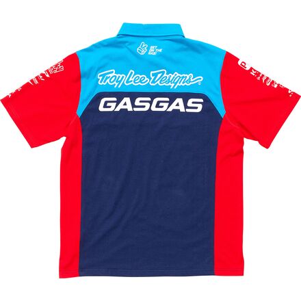 TLD GasGas Team Pit Shirt on a white background.