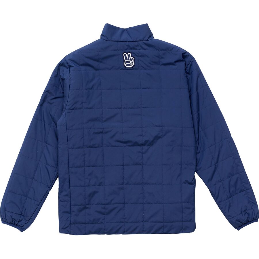 TLD GasGas Team Puff Jacket on a white background.