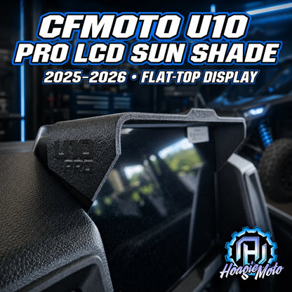 CFMOTO U10 Pro LCD Sun Shade – Flat-Top Display (2025–2026)