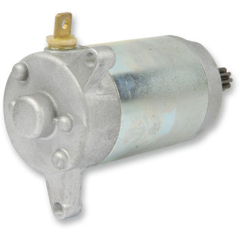 YAMAHA TTR 125 Metallic starter motor on a white background