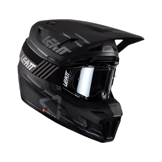 Leatt Moto 9.5 Carbon V23 Helmet Kit on a white background.