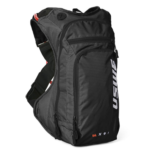 USWE Outlander moto 9 hydration pack on a white background.